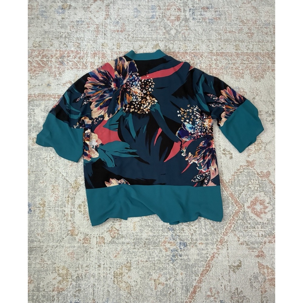 Boho Floral Kimono Dark Romantic Coquette XL - Picture 6 of 6